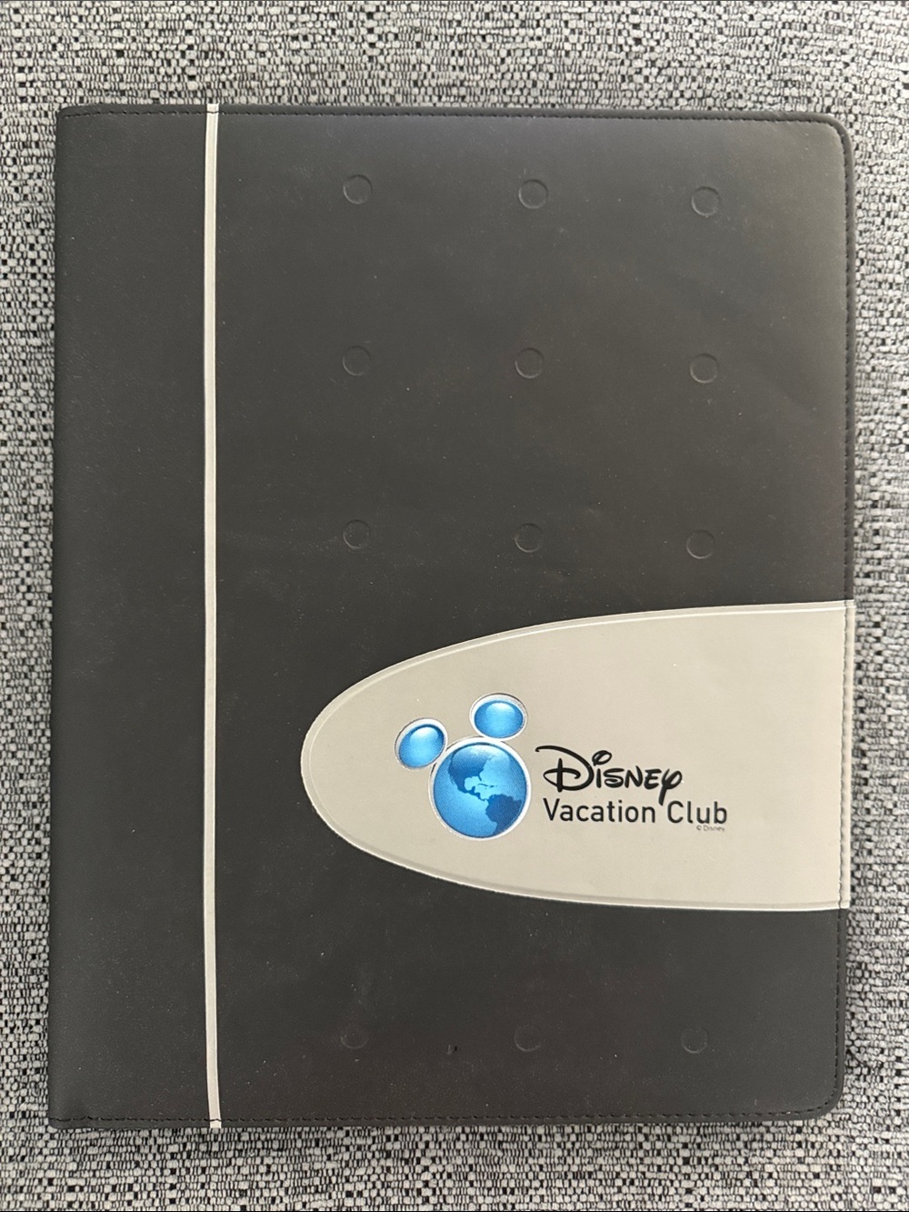 Disney Vacation Club Black & Gray Folio Case